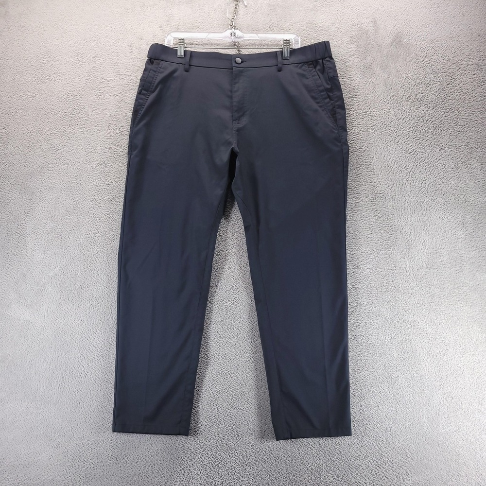 Jack Archer Pants Men 36x28 Black Jetsetter Slim Tech Chino Office Work 44507